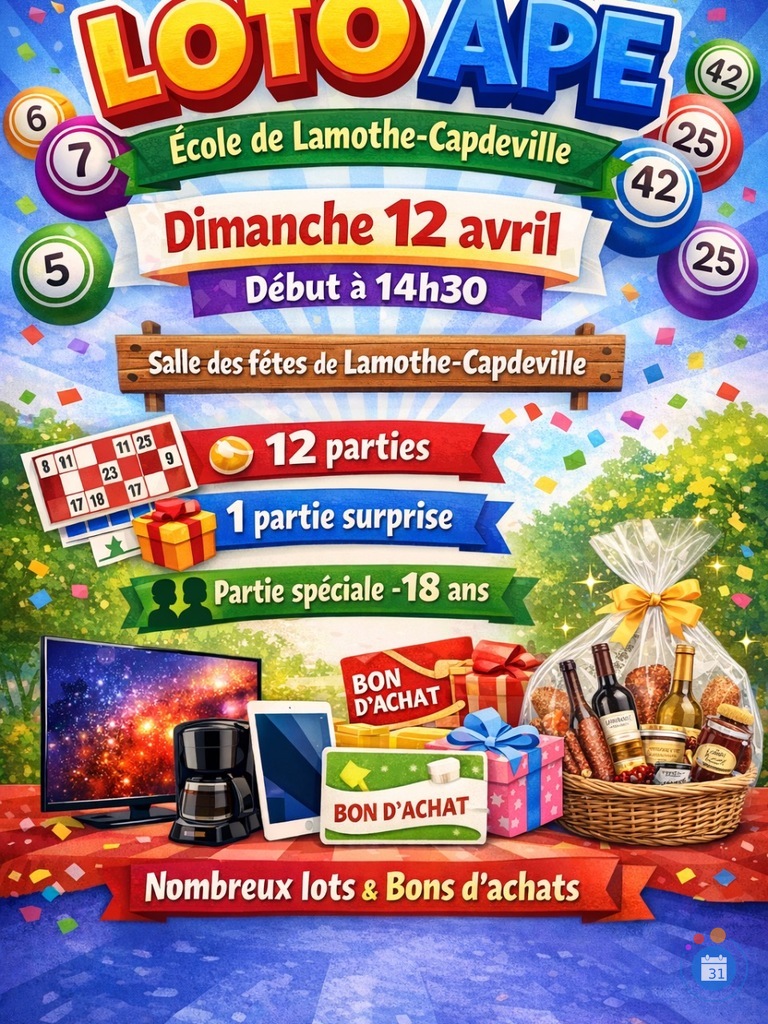 Image Loto APE Ecole Lamothe capdeville (photo 1)