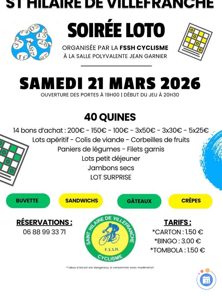 Image Loto FSSH Cyclisme (photo 1)