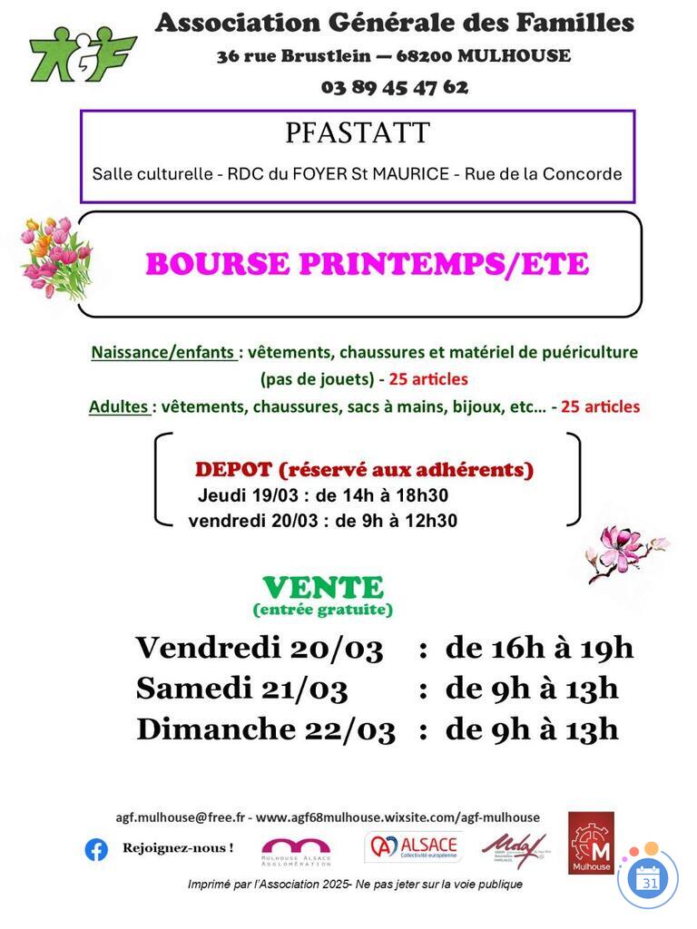 Image Bourse printemps-été enfants-adultes (photo 1)