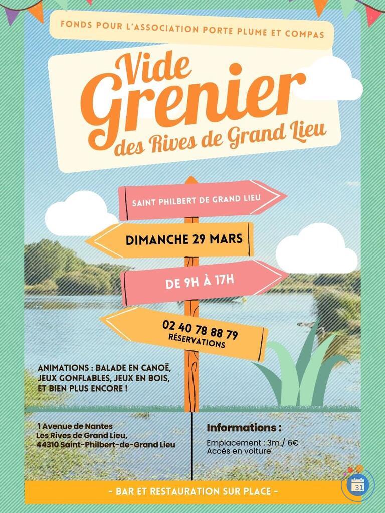 Image Grand Vide grenier associatif des Rives de Grand Lieu (photo 1)