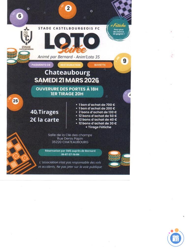 Image Loto Animé par ANIMLOTO35 Bernard (photo 1)