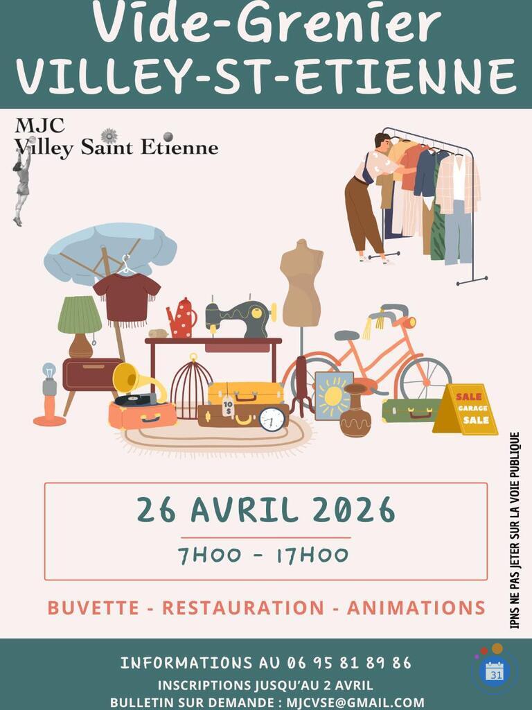 Image Vide-grenier de VILLEY-SAINT-ETIENNE (photo 1)