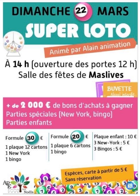Image Loto de l’APE des Noëls. (photo 1)