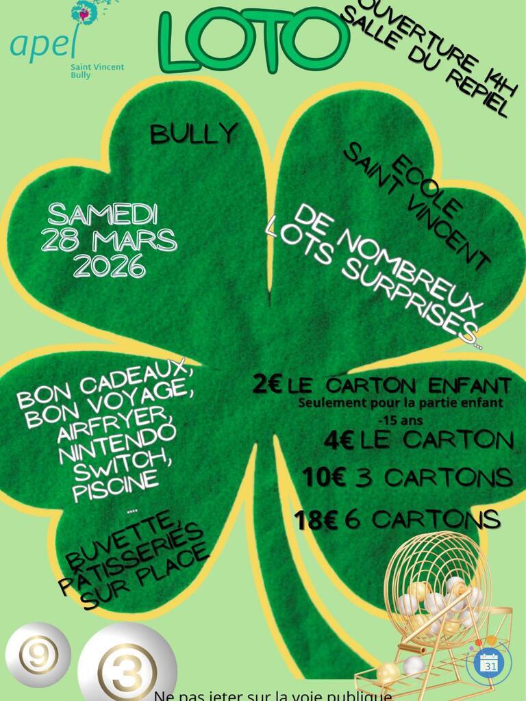 Image Loto APEL école Saint Vincent (photo 1)