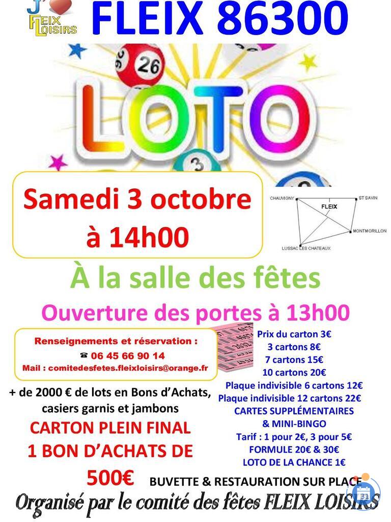 Image Loto du comité des fêtes fleix loisirs (photo 1)