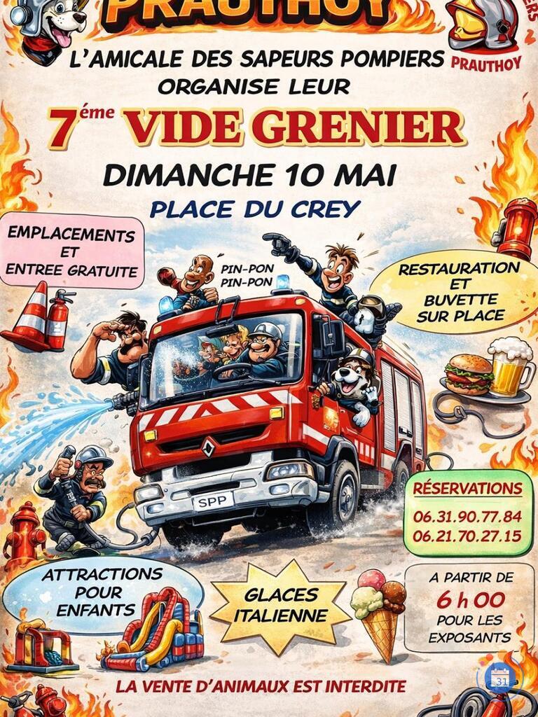 Image Vide Greniers des Sapeurs-Pompiers de Prauthoy (photo 1)
