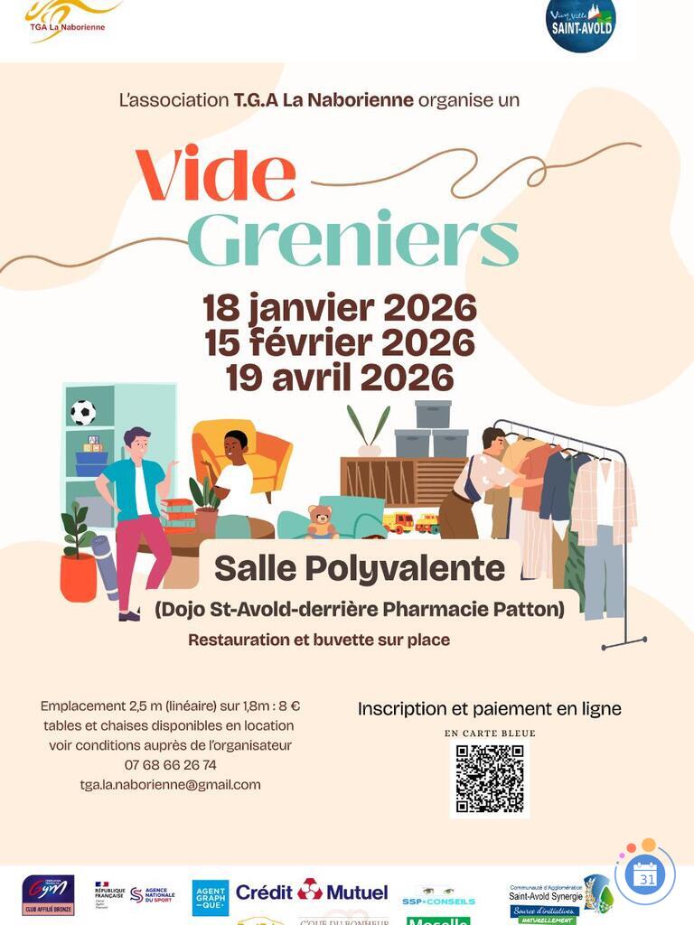 Image Vide-greniers TGA LA NABORIENNE (photo 1)