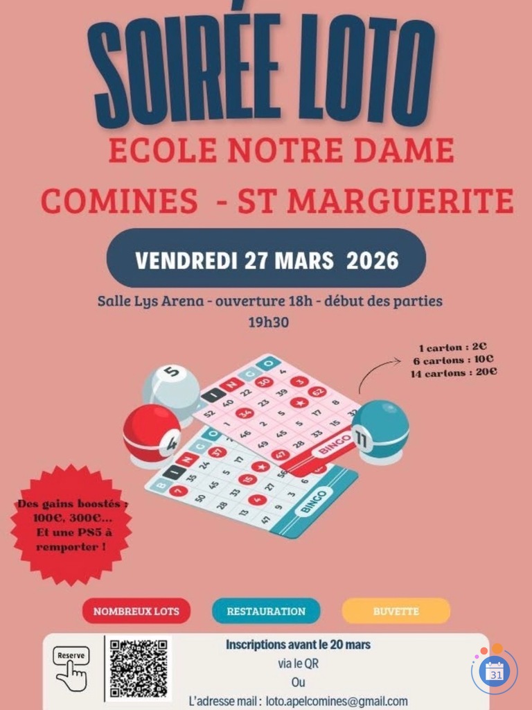 Image Loto Apel Notre dame de Comines (photo 1)