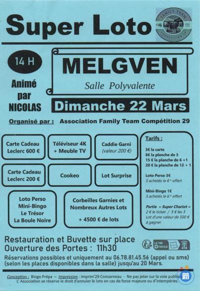 Image Super loto de Family Team Compétition 29 (photo 1)