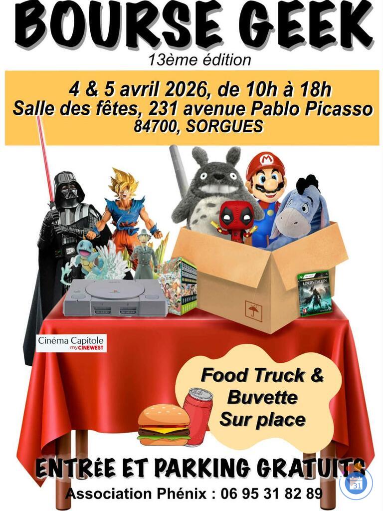 Image Bourse geek de sorgues 2026 (photo 1)