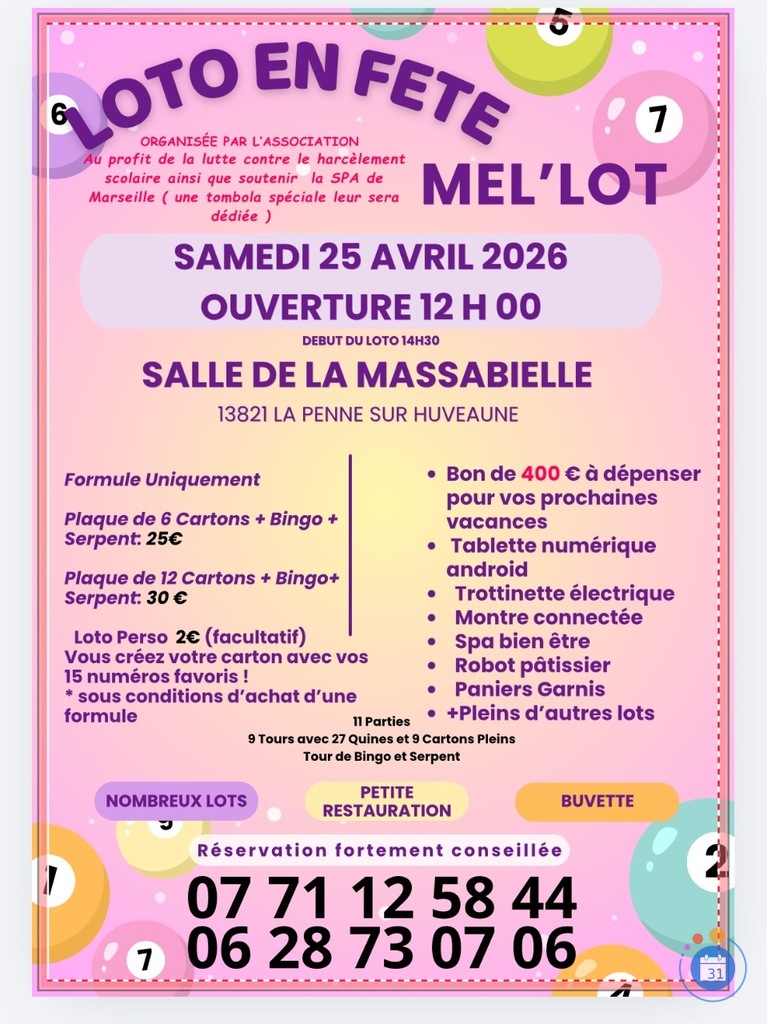 Image Loto en fête Mel’lot (photo 1)