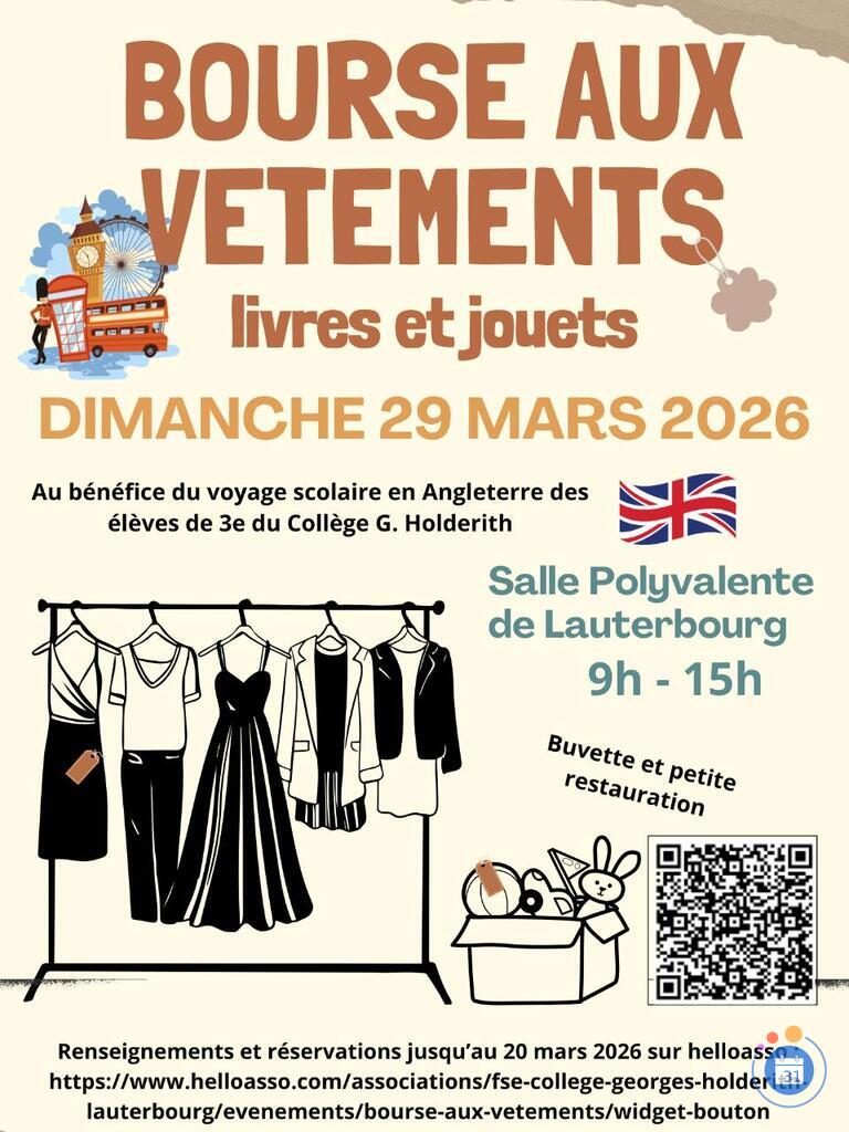 Image Bourse aux vêtements, livres et jouets (photo 1)