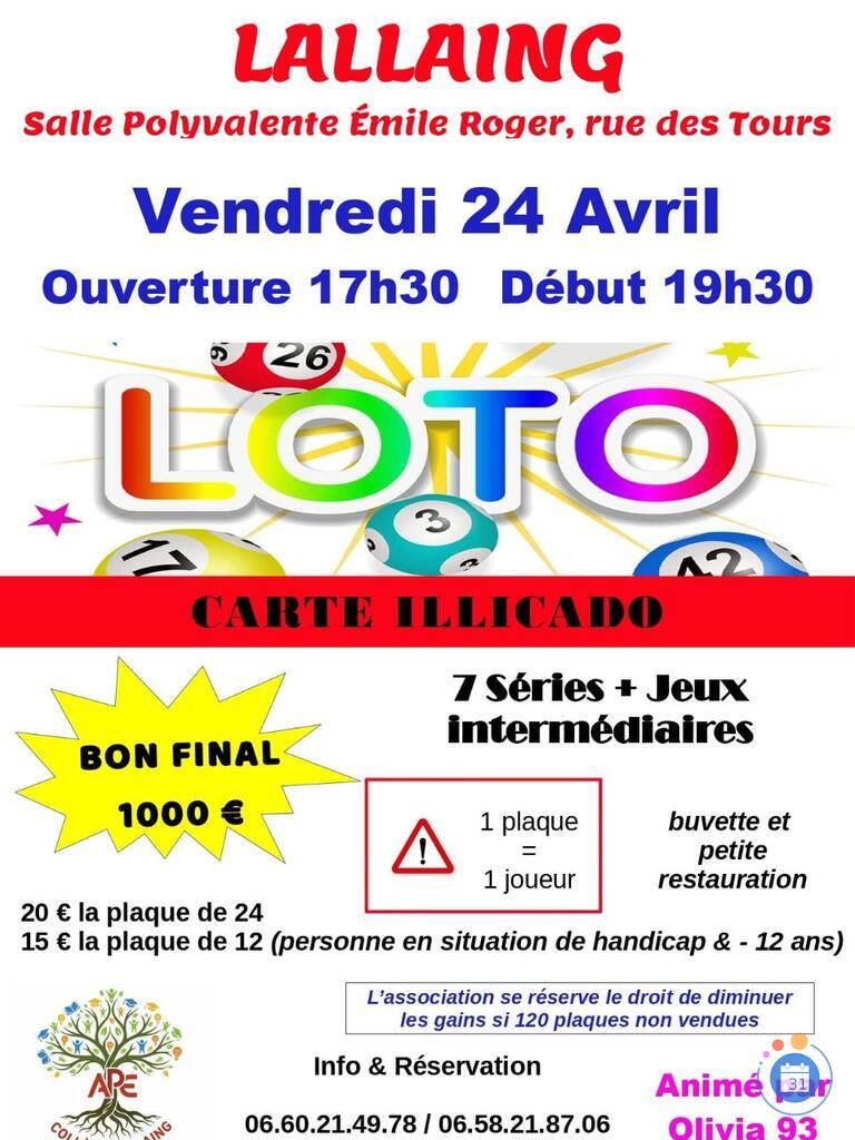 Image Loto APE Collège Lallaing (photo 1)