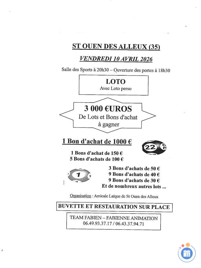 Image LOTO avec loto perso (photo 1)