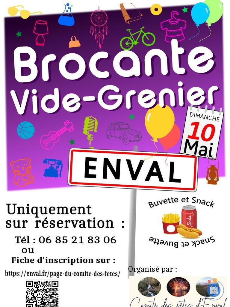 Image brocante enval 2026 (photo 1)