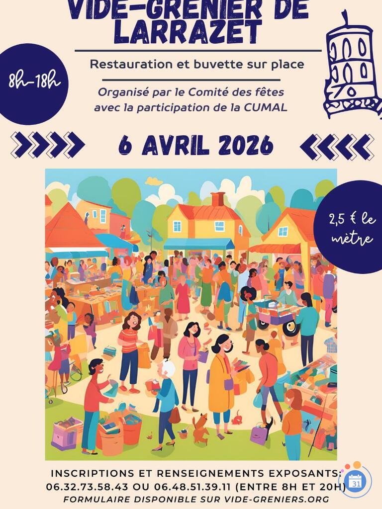 Image Vide grenier de Pâques de Larrazet (photo 1)