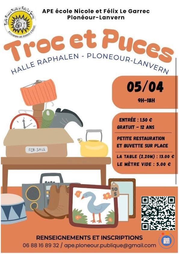 Image TROC et PUCES DE L'APE Écoles Nicole et Félix Le Garrec (photo 1)