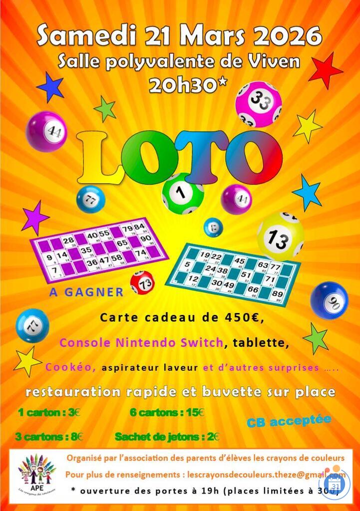 Image Loto des écoles de Thèze (photo 1)