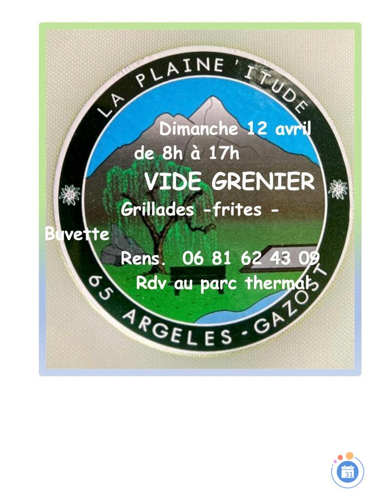 Image Vide grenier de l'association la plainitude (photo 1)