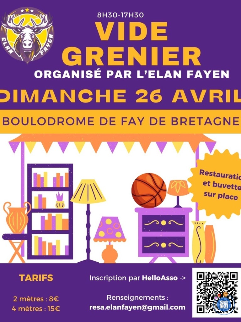 Image Vide Grenier ELAN FAYEN (photo 1)