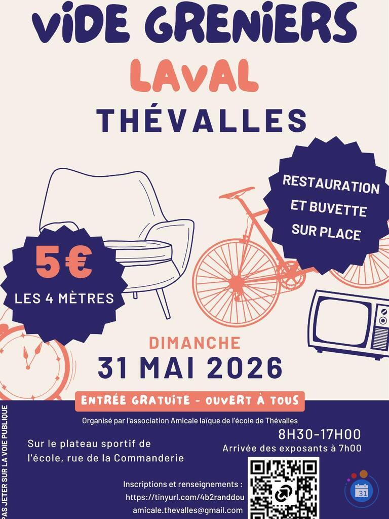 Image Vide greniers Thévalles (LAVAL) (photo 1)