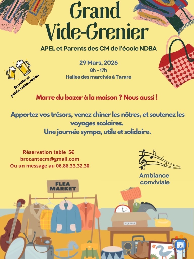 Image Vide grenier école Ndba (photo 1)