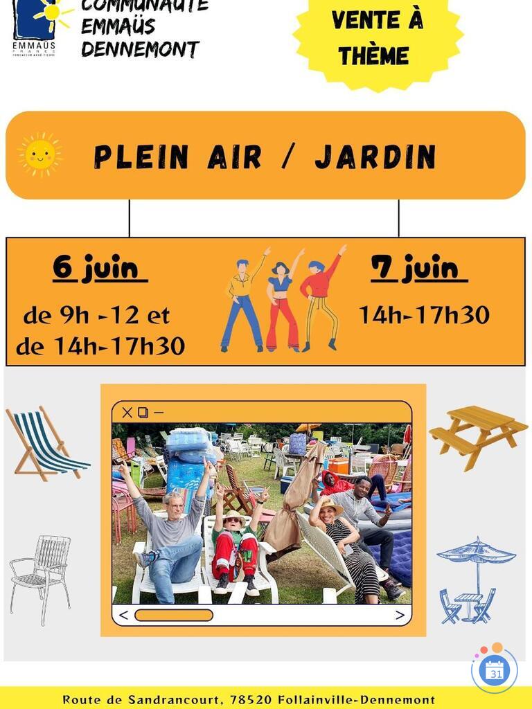 Image Vente à thème solidaire PLEIN AIR et JARDIN (photo 1)