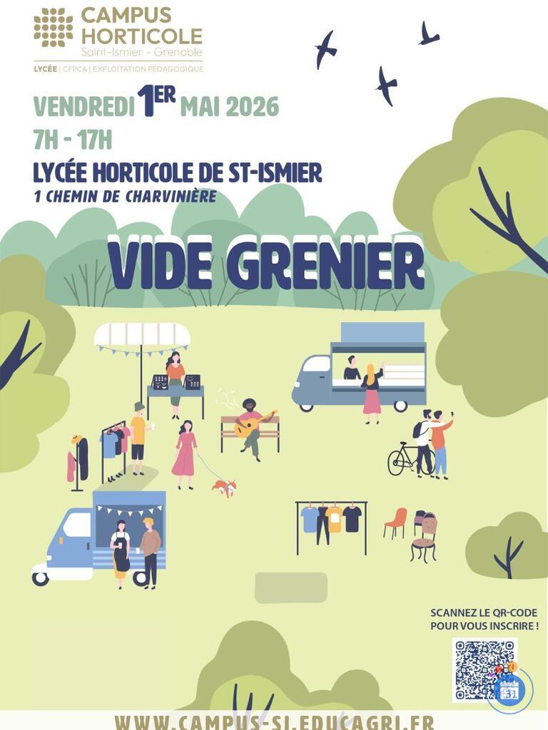 Image Vide greniers organisé par élèves lycée Agricole St Ismier (photo 1)
