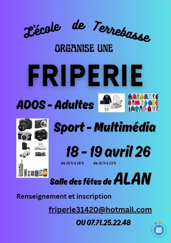 Image Grande friperie Ado Adulte, sport et multimédia (photo 1)