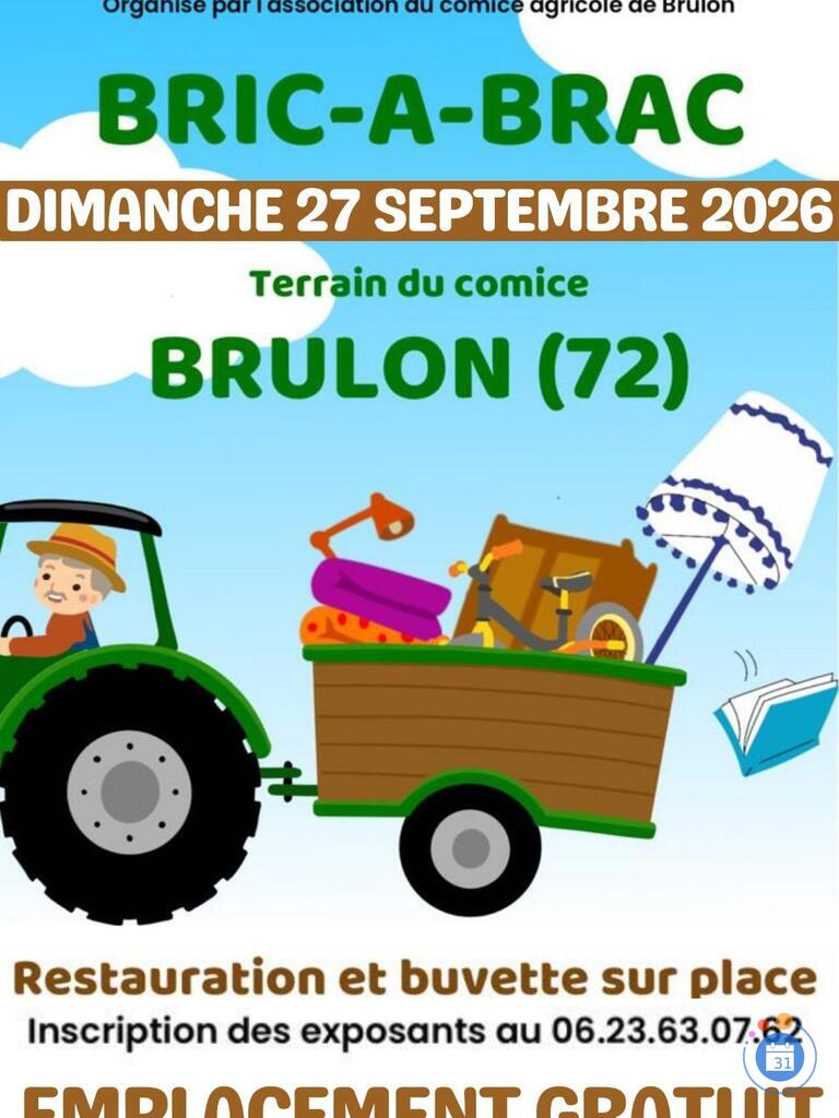 Image Bric à brac du comice agricole de brûlon (photo 1)