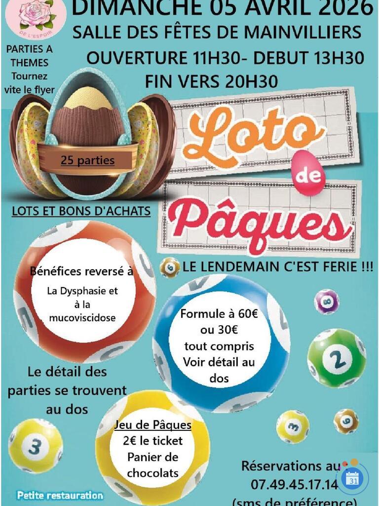 Image Super loto de paques des roses de l'espoir (photo 1)