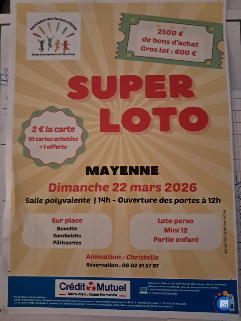 Image Super loto animation christelle (photo 1)
