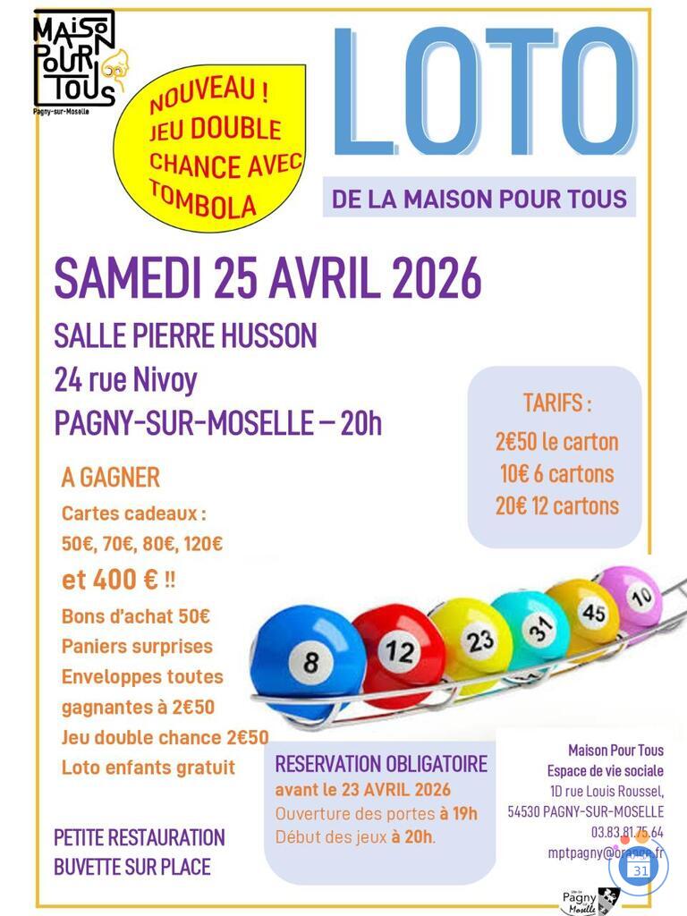 Image Loto de la Maison Pour Tous (photo 1)