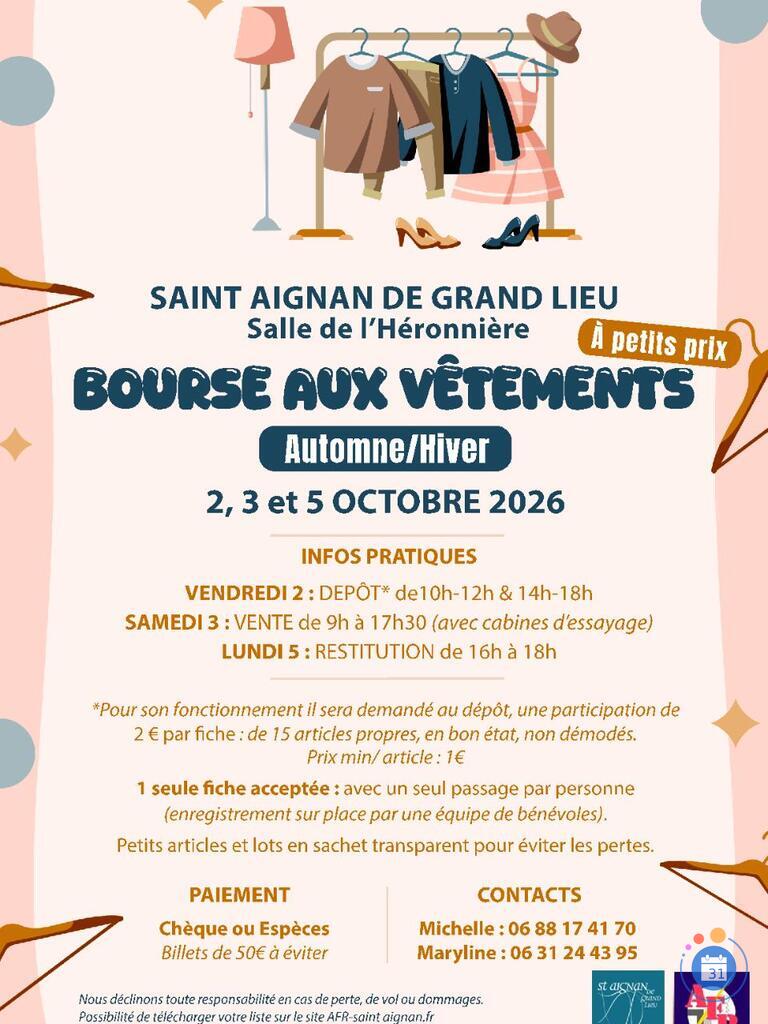 Image Bourse aux Vêtements (Automne-Hiver) A Petits Prix - AFR (photo 1)