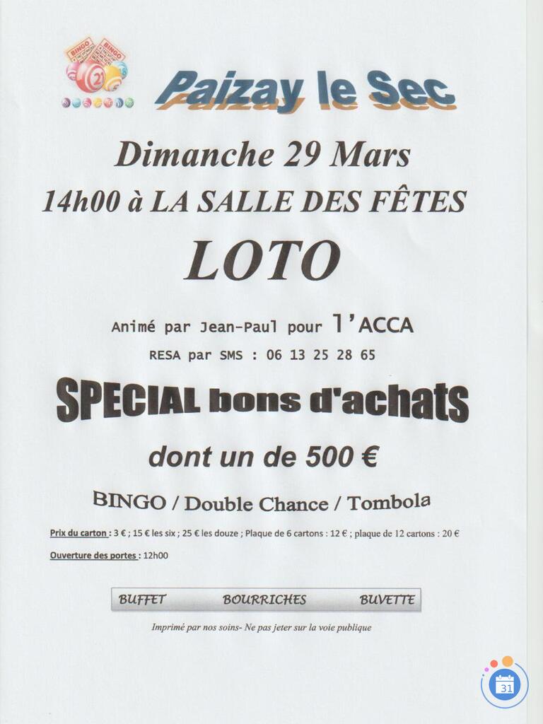 Image Loto de l'ACCA (photo 1)
