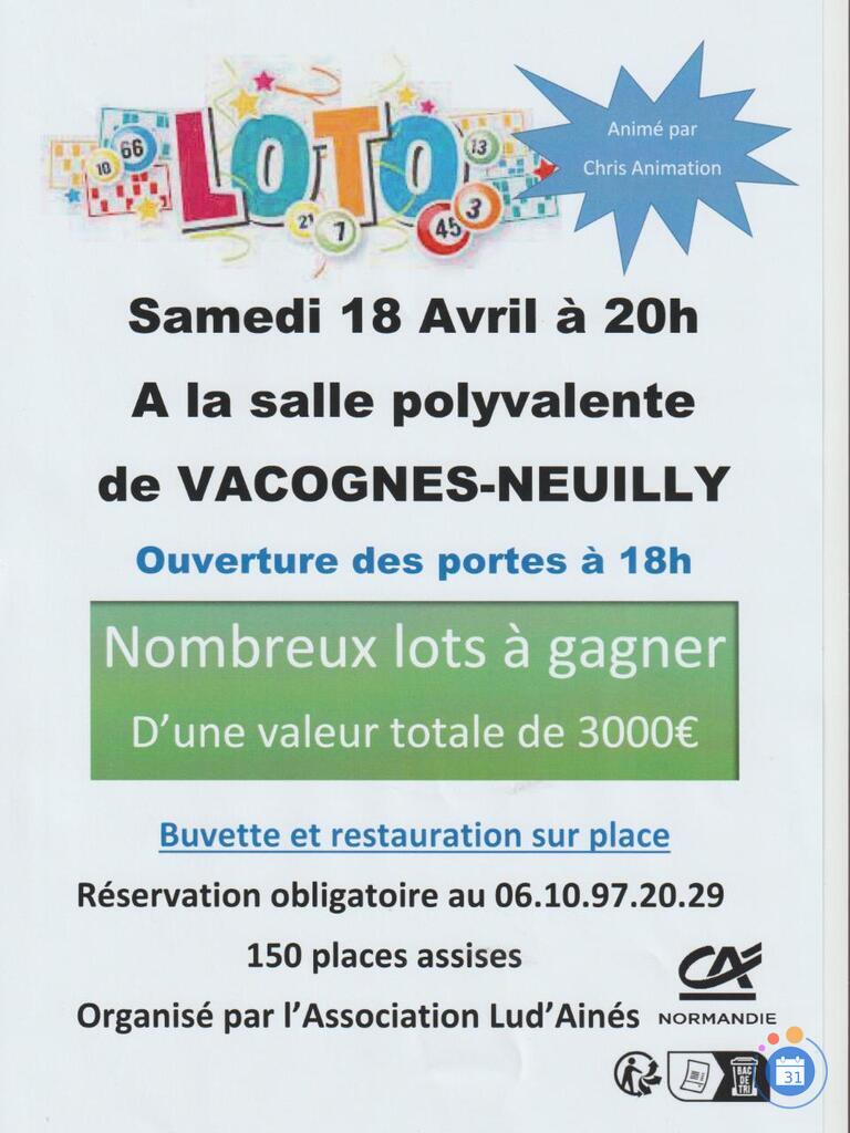 Image Loto a vacognes neuilly anime par chris animation (photo 1)