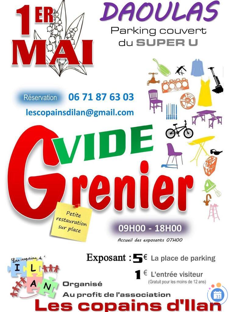 Image Vide grenier annuel de l'association Les copains d'Ilan (photo 1)