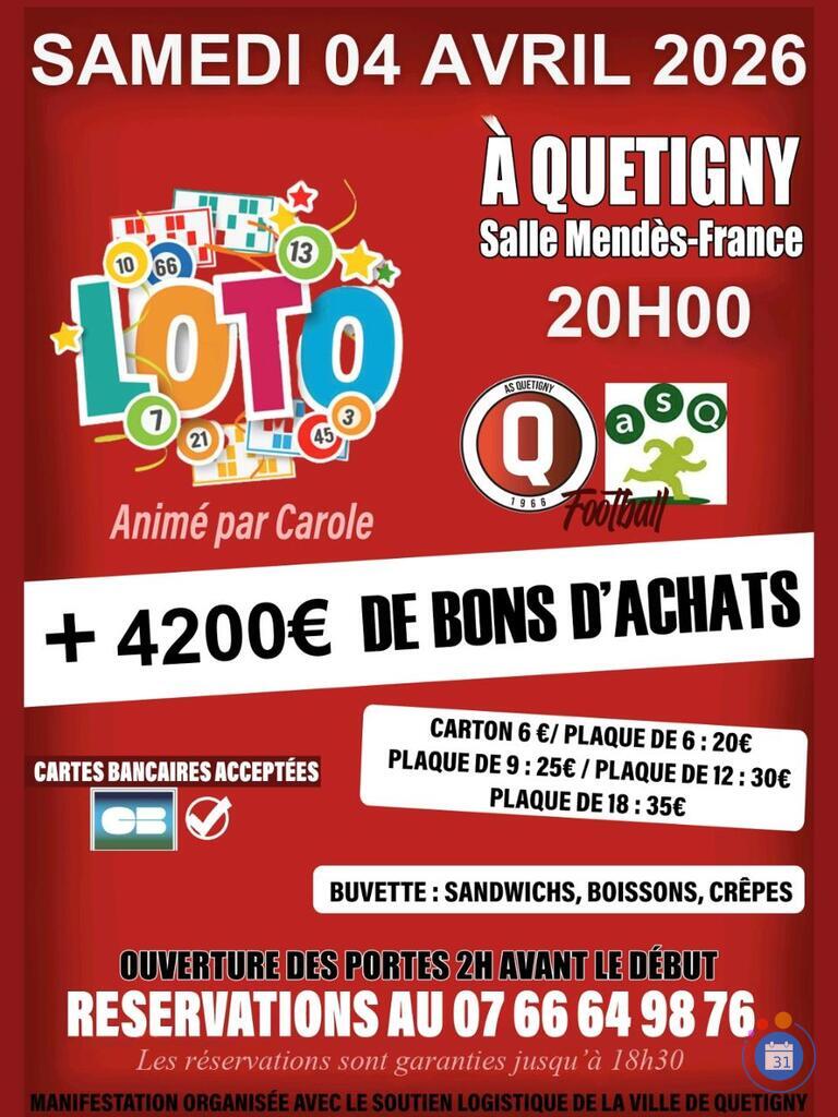 Image Super loto de l'as quetigny foot (photo 1)