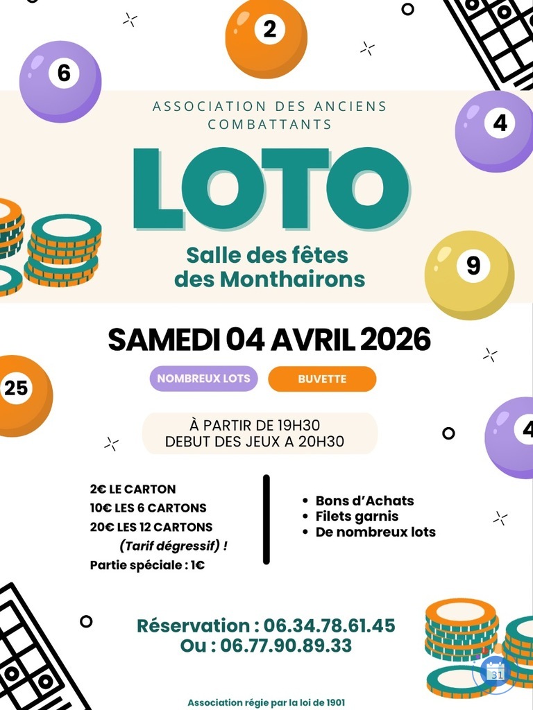 Image Loto des anciens combattants (photo 1)