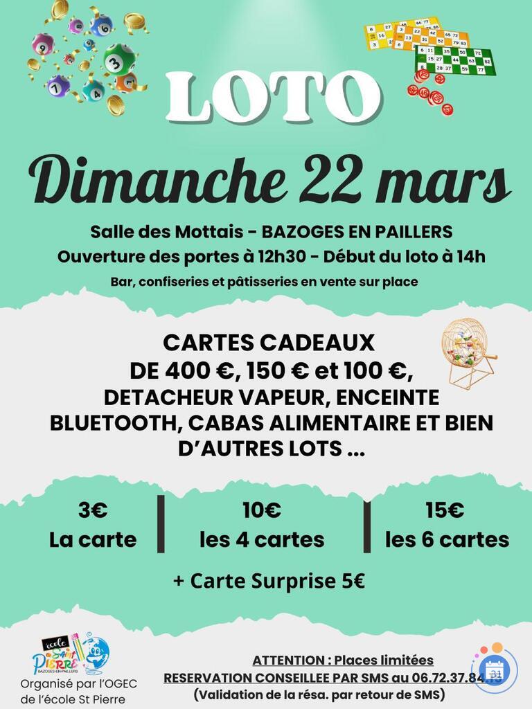 Image Loto organisé par l'Ogec de l'Ecole (photo 1)