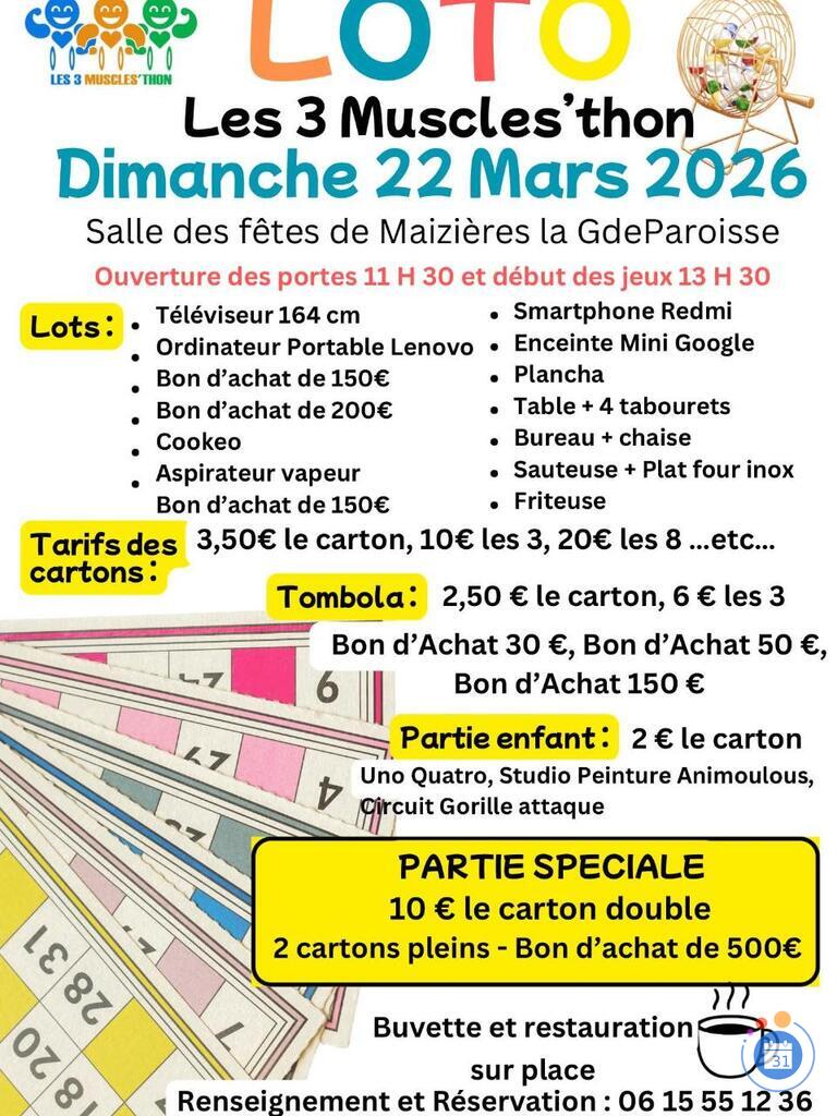 Image Loto des 3 musclesthons (photo 1)