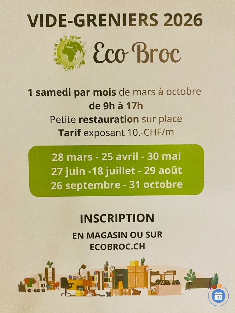 Image Vide Grenier 2026 Chez EcoBroc (photo 1)