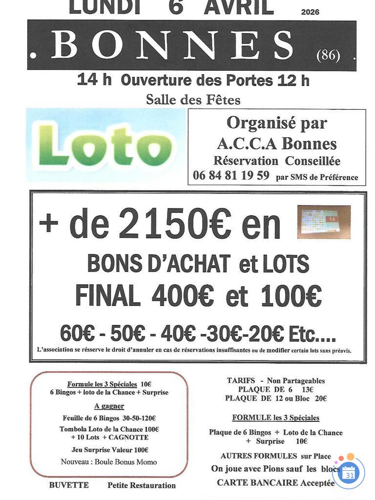 Image LOTO par l'ACCA animé par Monique (photo 1)
