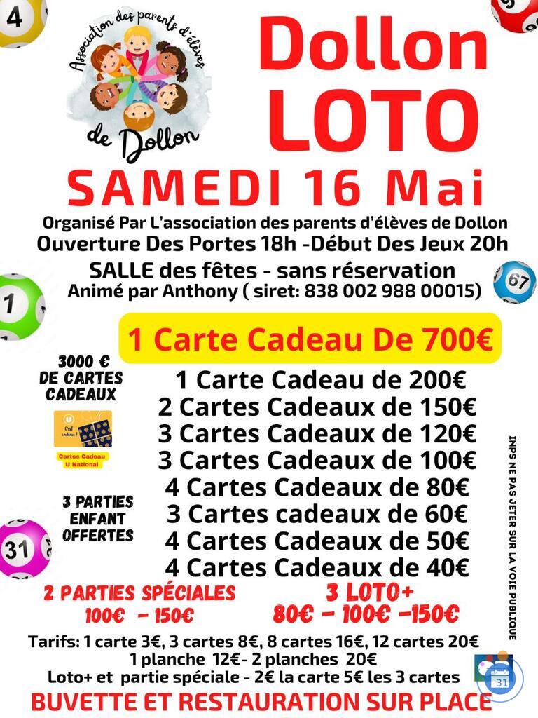 Image loto association des parents d'éleve de dollon (photo 1)