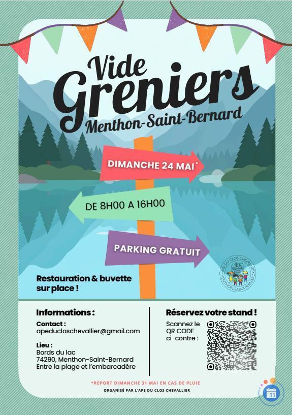 Image Vide-Greniers au bord du lac le 24 mai - Save the date (photo 1)