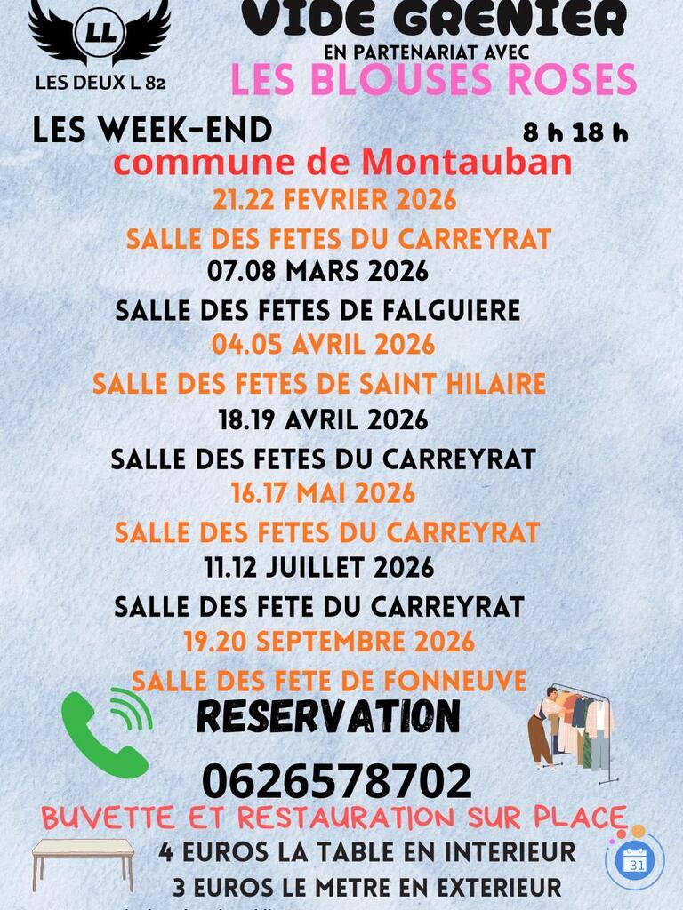 Image Vide grenier salle des fete du CARREYRAT (photo 1)