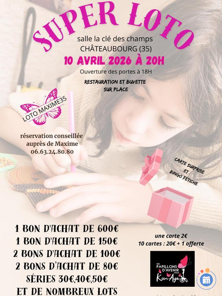 Image loto au profit des papillons d'avenir pour Kim-Aya (photo 1)