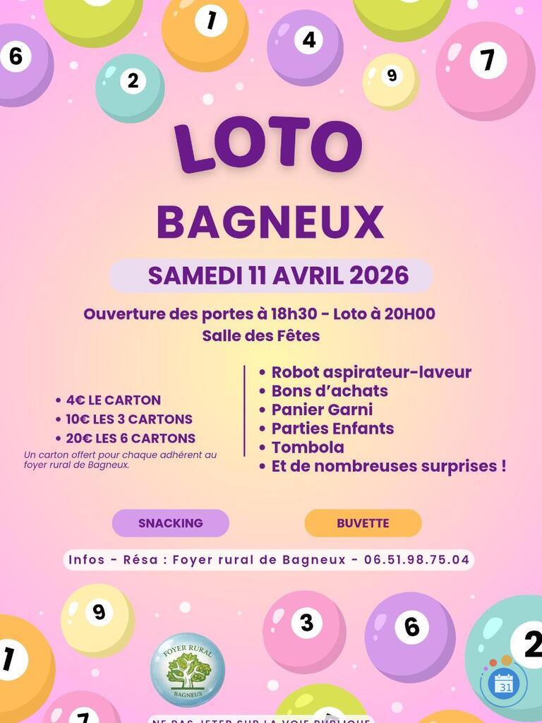 Image Loto du Foyer Rural de Bagneux (photo 1)