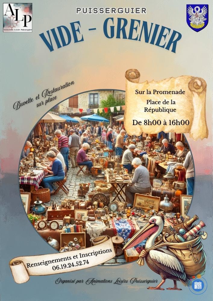 Image Vide grenier alp puisserguier (photo 1)