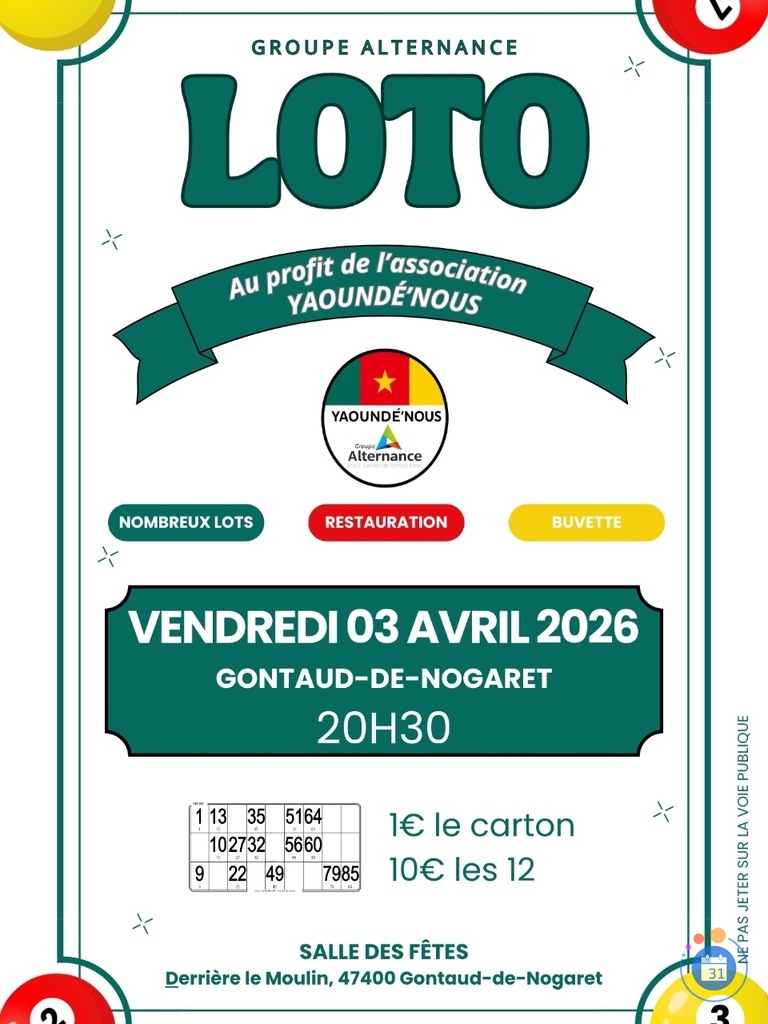 Image Loto solidaire pour YAOUNDÉ'NOUS (photo 1)